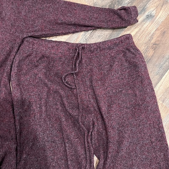 Purple burgundy hoodie coped set!💜 - Picture 6 of 9